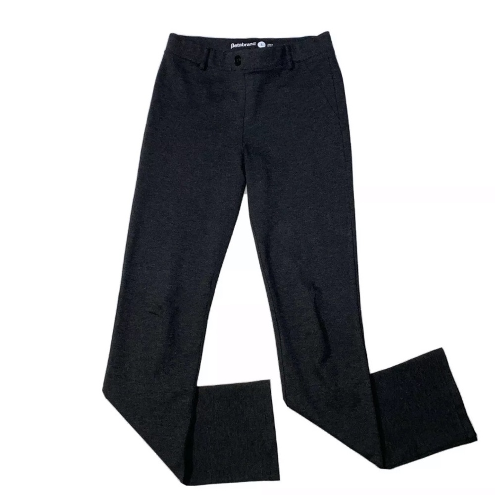 Betabrand dress work Pants yoga charcoal gray